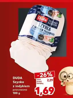 Kaufland Szynka z indykiem prasowana Duda oferta