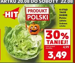 Kaufland Sałata lodowa oferta