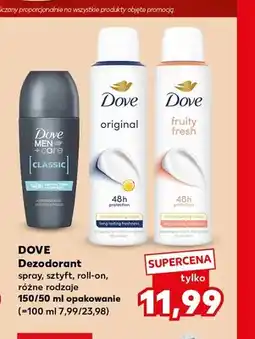 Kaufland Dezodorant roll-on Dove Men+Care Classic oferta
