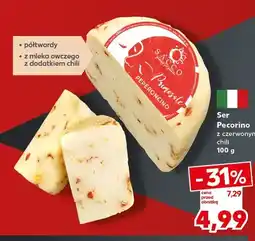 Kaufland Ser Pecorino z czerwonym chili Sacco Primosale oferta