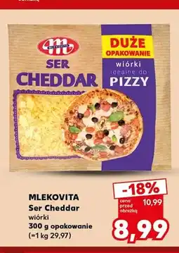 Kaufland Ser Cheddar wiórki Mlekovita oferta