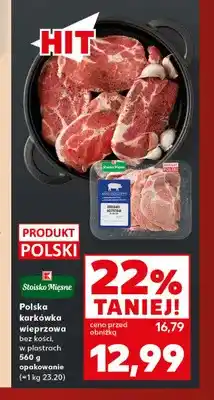 Kaufland Polska karkówka wieprzowa bez kości w plastrach Stoisko Mięsne oferta