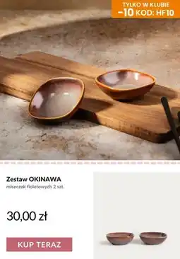 Homla Zestaw miseczek fioletowych Okinawa oferta