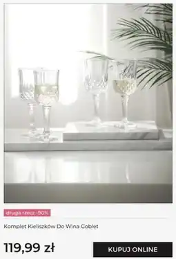 Home&You Komplet kieliszków do wina Goblet home & you oferta