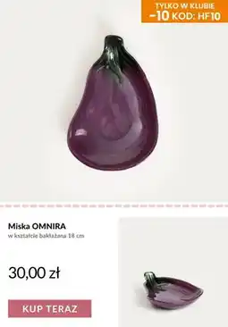Homla Miska Omnira w kształcie bakłażana 18 cm oferta