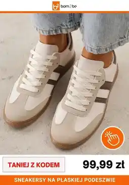 Born2be Sneakersy na płaskiej podeszwie Born2be oferta