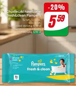 Dino Chusteczki nawilżane Pampers Fresh & Clean oferta