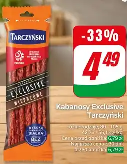 Dino Kabanosy Exclusive Wieprzowe Tarczyński oferta