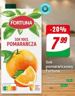 Sok pomarańczowy Fortuna 100%