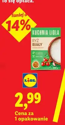 Lidl Ryż biały długoziarnisty Kuchnia Lidla 4-pak oferta