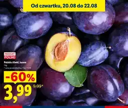 Lidl Śliwki luzem polskie oferta