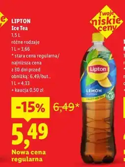 Lidl Lipton Ice Tea oferta