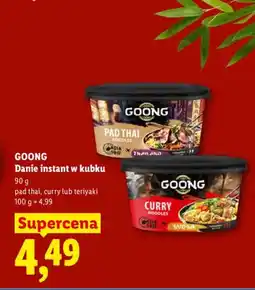 Lidl Danie instant w kubku Curry Goong oferta