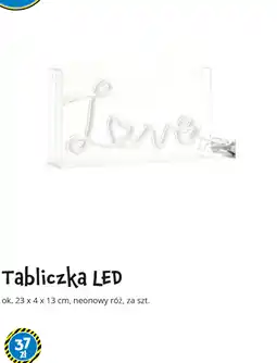 Tedi Tabliczka LED ok. 23 x 4 x 13 cm oferta