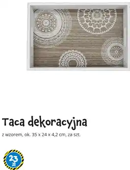 Tedi Taca dekoracyjna z wzorem, ok. 35 x 24 x 4,2 cm oferta
