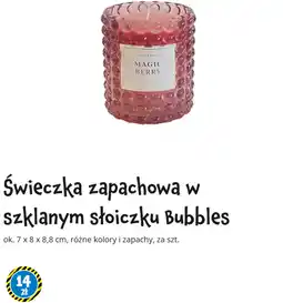 Tedi Świeczka zapachowa w szklanym słoiczku Bubbles oferta