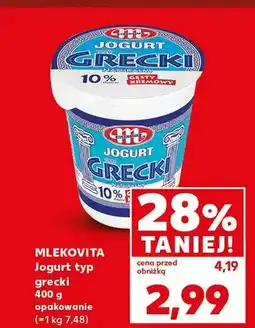 Kaufland Jogurt typ grecki Mlekovita oferta