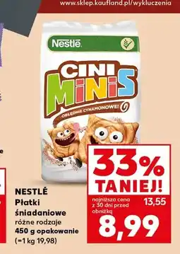 Kaufland Płatki śniadaniowe Nestlé Cini Minis oferta