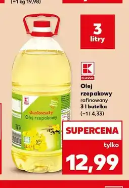Kaufland Olej rzepakowy rafinowany K-Classic oferta
