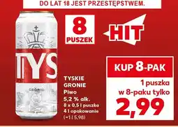 Kaufland Piwo Tyskie Gronie 8-pak oferta