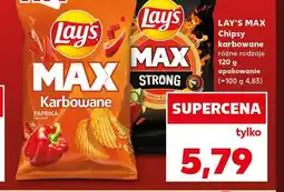 Kaufland Chipsy karbowane Lay's Max oferta