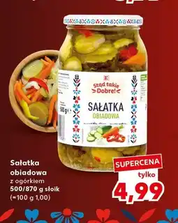Kaufland Sałatka obiadowa z ogórkiem Stąd takie Dobre! oferta