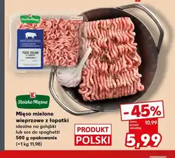 Kaufland Mięso mielone wieprzowe z łopatki Stoisko Mięsne oferta
