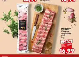 Kaufland Żeberka wieprzowe paski Morliny oferta