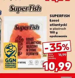 Kaufland Łosoś atlantycki wędzony w dymie dębowym w plastrach Superfish oferta