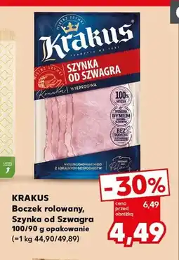 Kaufland Szynka od Szwagra Krakus oferta