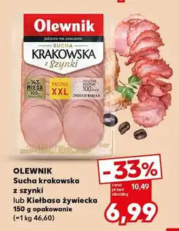 Kaufland Sucha krakowska z szynki Olewnik oferta