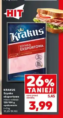 Kaufland Szynka eksportowa Krakus oferta
