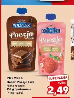 Kaufland Deser Polmlek Poezja Lux truskawkowy oferta