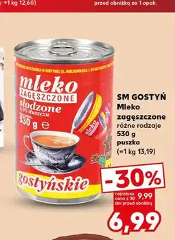 Kaufland Mleko zagęszczone słodzone SM Gostyń oferta