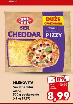 Kaufland Ser Cheddar wiórki Mlekovita oferta