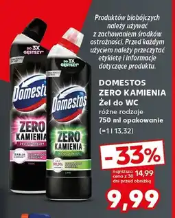 Kaufland Żel do WC Domestos Zero Kamienia Pink oferta