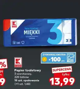 Kaufland Papier toaletowy K-Classic Miękki 10-pak oferta