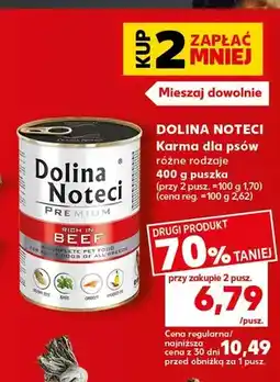 Kaufland Karma dla psów Dolina Noteci Premium bogata w wołowinę oferta