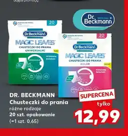 Kaufland Chusteczki do prania Dr. Beckmann Magic Leaves Uniwersalne 20-pak oferta