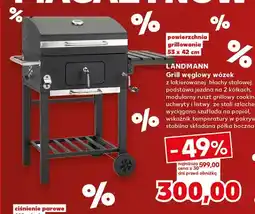 Kaufland Grill węglowy wózek Landmann oferta