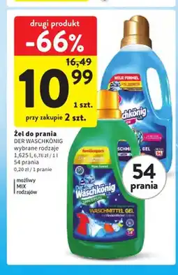 Intermarche Żel do prania Der Waschkönig Color oferta