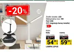 Merkury Market Lampa LED Lepus biała oferta