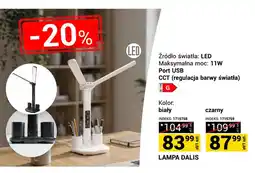 Merkury Market Lampa biurkowa LED Dalis biała 11W oferta