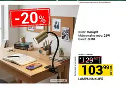 Merkury Market Lampa na klips mosiądz 25W GU10 oferta