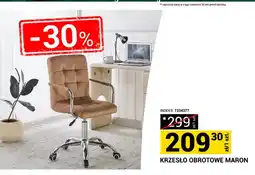 Merkury Market Krzesło obrotowe Maron oferta