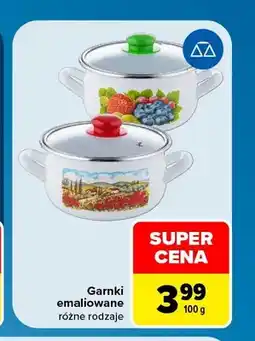 Carrefour Garnki emaliowane oferta