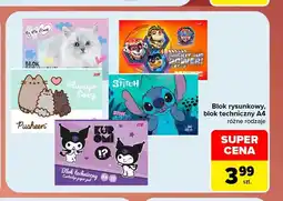 Carrefour Blok rysunkowy A4 oferta