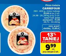 Carrefour Pizza z serem Carrefour Classic oferta