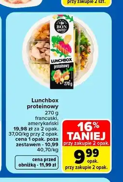 Carrefour Lunchbox proteinowy francuski Bon Appétit! oferta