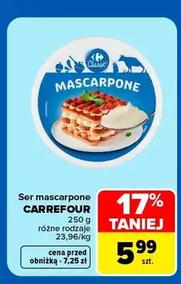 Carrefour Ser mascarpone Carrefour Classic oferta